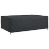 vidaXL Funda para muebles Liso Negro 300 x 200 x 90 cm 600D