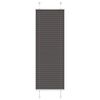 vidaXL Estor Plisado negro 45x100 cm Tela Ancho 44,4 cm Poli&eacute;ster