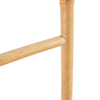 vidaXL Escalera para toallas con 5 peldaños de bambú 150 cm