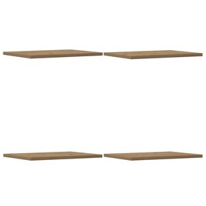 vidaXL Tablas de estanter&iacute;a 4 uds madera roble Sonoma 40x30x1,5 cm