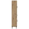 vidaXL Alacena Roble artesanal 69,5 x 34 x 180 cm Madera contrachapada