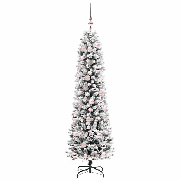 vidaXL &Aacute;rbol de Navidad artificial 180 cm PVC, Metal y Pl&aacute;stico