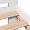 vidaXL Estructura de cama sin colch&oacute;n madera de pino blanca 140x190 cm