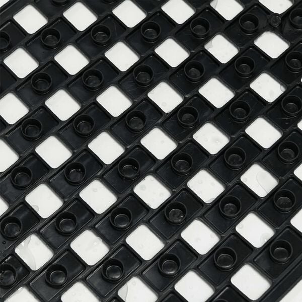 Alfombrilla para ba&ntilde;era marca Sealskin Doby 312003419,negra 50 x 50 cm