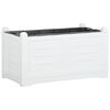 vidaXL Jardinera gris 80x42,5x42 cm PP