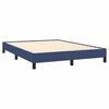 vidaXL Cama sin colch&oacute;n tela azul 140x190 cm