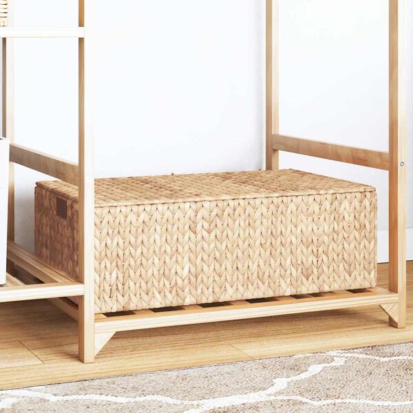 vidaXL Caja de Almacenamiento Marr&oacute;n 60 x 38 x 20 cm Jacinto de agua