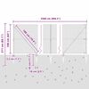 vidaXL Poste de Valla Gris 25 x 1,6 m (malla de 25 x 25 mm)
