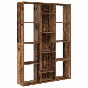 vidaXL Divisor de espacios/estanter&iacute;a aglomerado madera vieja