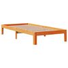vidaXL Estructura de cama con cajones madera de pino marr&oacute;n 75x190 cm