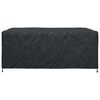vidaXL Funda para muebles Liso Negro 220 x 190 x 85 cm 420D
