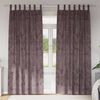 vidaXL Cortinas de Terciopelo 2 pcs Marr&oacute;n 260 x 140 cm Terciopelo