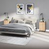 vidaXL Mesitas de noche 2 uds madera contrachapada roble 40x35x70 cm