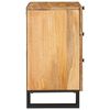 vidaXL Armario de Noche Natural 50 x 33 x 62 cm Madera de mango maciza