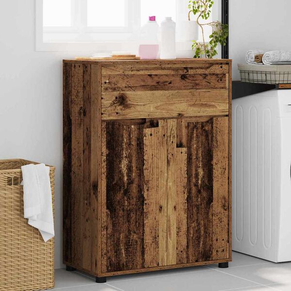 vidaXL Gabinete de Ba&ntilde;o con caj&oacute;n Madera Vieja 72,5 x 36,5 x 100 cm