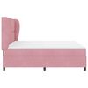 vidaXL Cama tipo Box Spring con colch&oacute;n Rosa 200 x 180 cm Poli&eacute;ster