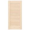 vidaXL Puerta de armario de lamas 2 uds 61,5x29,5 cm madera de pino
