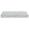 vidaXL Estante flotante de pared gris hormig&oacute;n MDF 40x23x3,8 cm