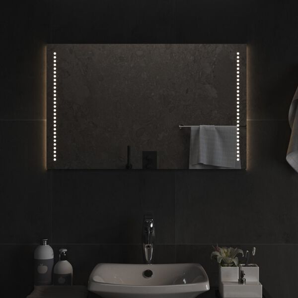 vidaXL Espejo de ba&ntilde;o con LED 50x80 cm