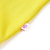 Camiseta infantil amarillo brillante 116