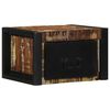 vidaXL Mesilla de noche multicolor 40x35x25 cm madera maciza reciclada