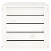 vidaXL Caja de almacenaje madera maciza de pino blanco 89x36,5x33 cm