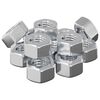 vidaXL Tuercas Acorn Hexagonales 3913 pcs Plateado Metal