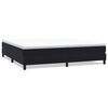 vidaXL Cama box spring sin colch&oacute;n negro terciopelo 200x210 cm