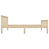 vidaXL Estructura de cama sin colch&oacute;n madera pino natural 100x200 cm