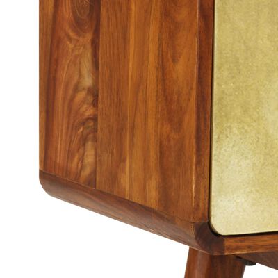 vidaXL Mueble para TV de madera maciza de sheesham 120x30x40 cm