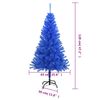 vidaXL &Aacute;rbol de Navidad artificial con soporte PVC azul 120 cm