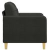 vidaXL Sill&oacute;n de tela negro 60 cm