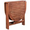 vidaXL Mesa de jard&iacute;n de madera de acacia maciza 120x70x74 cm