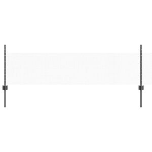 vidaXL Valla hexagonal con poste 25 x 0,5 m Acero recubierto de PVC