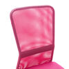 vidaXL Silla de oficina de tela de malla rosa 44x52x100 cm