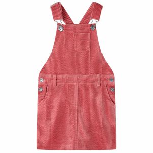 vidaXL Vestido infantil pana rosa 116