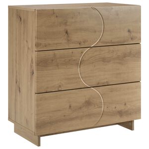 vidaXL Aparador Roble artisan 70 x 38 x 75 cm Madera de ingenier&iacute;a