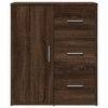 vidaXL Aparador de madera de ingenier&iacute;a marr&oacute;n roble 60x31x70 cm