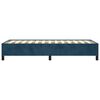 vidaXL Estructura de cama sin colch&oacute;n terciopelo azul oscuro 90x200 cm