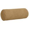 vidaXL Cojines Bolster 2 pcs Marrón Ø 15 x 40 cm Tela de pana