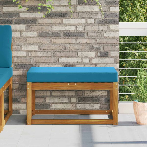 vidaXL Coj&iacute;n de asiento de exterior Azul Royal 80 x 40 x 8 cm