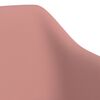 vidaXL Silla de comedor giratoria 6 uds terciopelo rosa