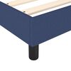 vidaXL Cama box spring con colch&oacute;n tela azul 200x200 cm