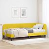 vidaXL Estructura de cama en esquina Amarillo 100 x 200 cm Terciopelo