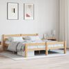 vidaXL Estructura de cama sin colch&oacute;n madera maciza de pino 160x200 cm