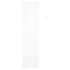 vidaXL Persiana para Ventana con cortinas Manual Blanco Aluminio