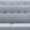 vidaXL Sof&aacute; con forma de L tapizado tela gris claro 171,5x138x81,5 cm