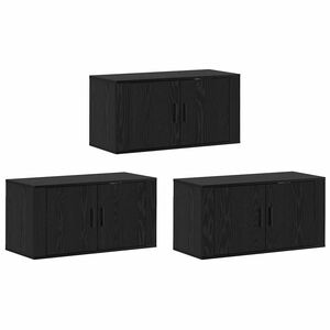 vidaXL Juego de Muebles para Televisi&oacute;n Montados en la Pared 3 pcs