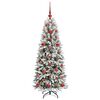 vidaXL &Aacute;rbol de Navidad artificial 120 cm PVC y Pl&aacute;stico y Acero y PE