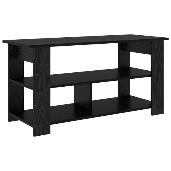 vidaXL Soporte para TV Roble Negro 100 x 40 x 50 cm
